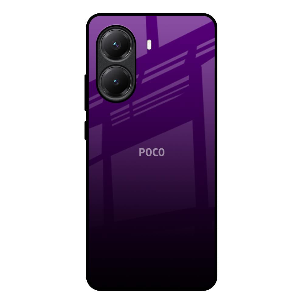 Harbor Royal Blue Poco X7 Pro 5G Glass Back Cover Online