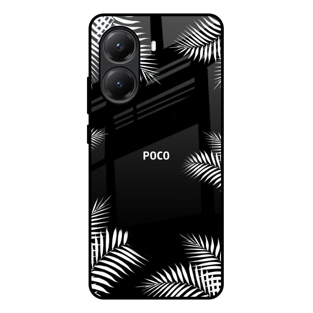 Zealand Fern Design Poco X7 Pro 5G Glass Back Cover Online