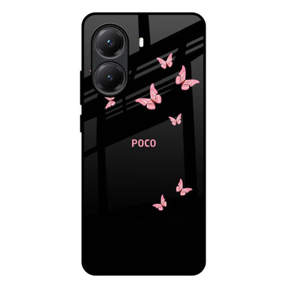Fly Butterfly Poco X7 Pro 5G Glass Back Cover Online