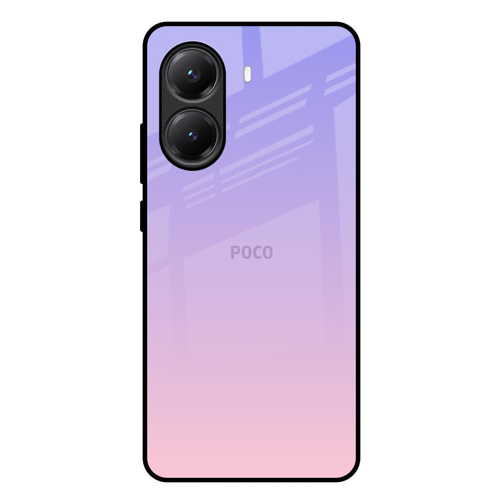 Lavender Gradient Poco X7 Pro 5G Glass Back Cover Online