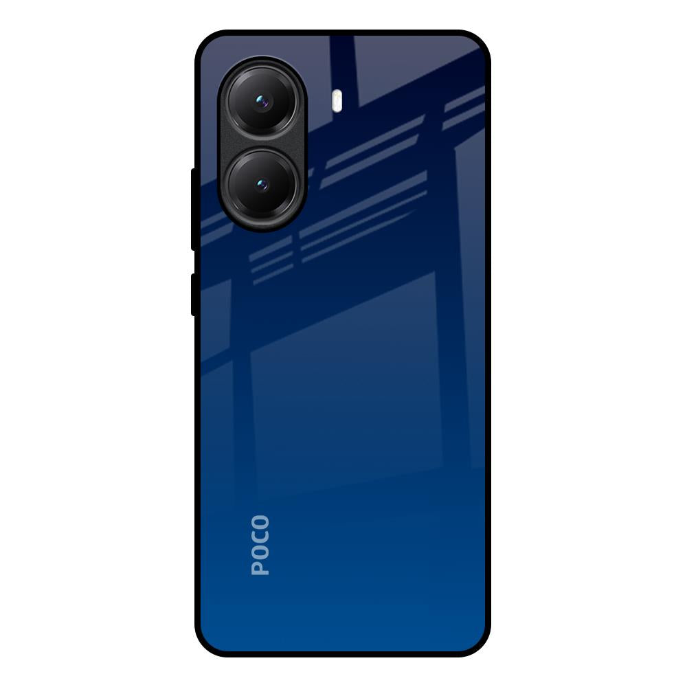 Very Blue Poco X7 Pro 5G Glass Back Cover Online