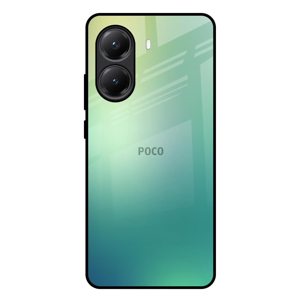 Dusty Green Poco X7 Pro 5G Glass Back Cover Online