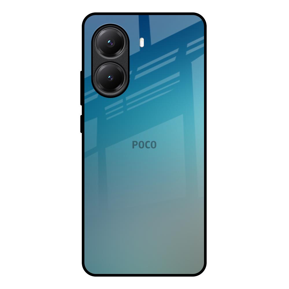 Sea Theme Gradient Poco X7 Pro 5G Glass Back Cover Online