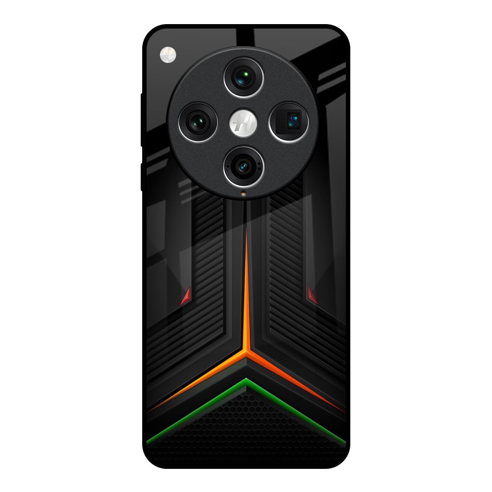 Modern Ultra Chevron Oppo Find x8 Pro Glass Back Cover Online