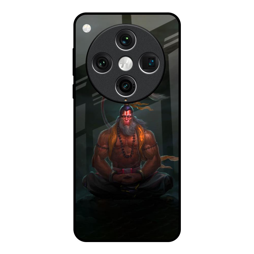 Lord Hanuman Animated Oppo Find x8 Pro Glass Back Cover Online