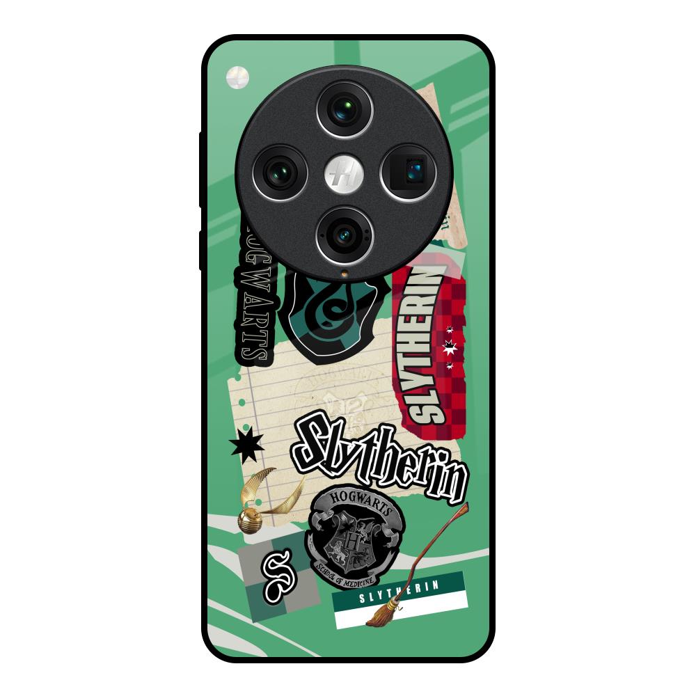 Slytherin Oppo Find x8 Pro Glass Back Cover Online