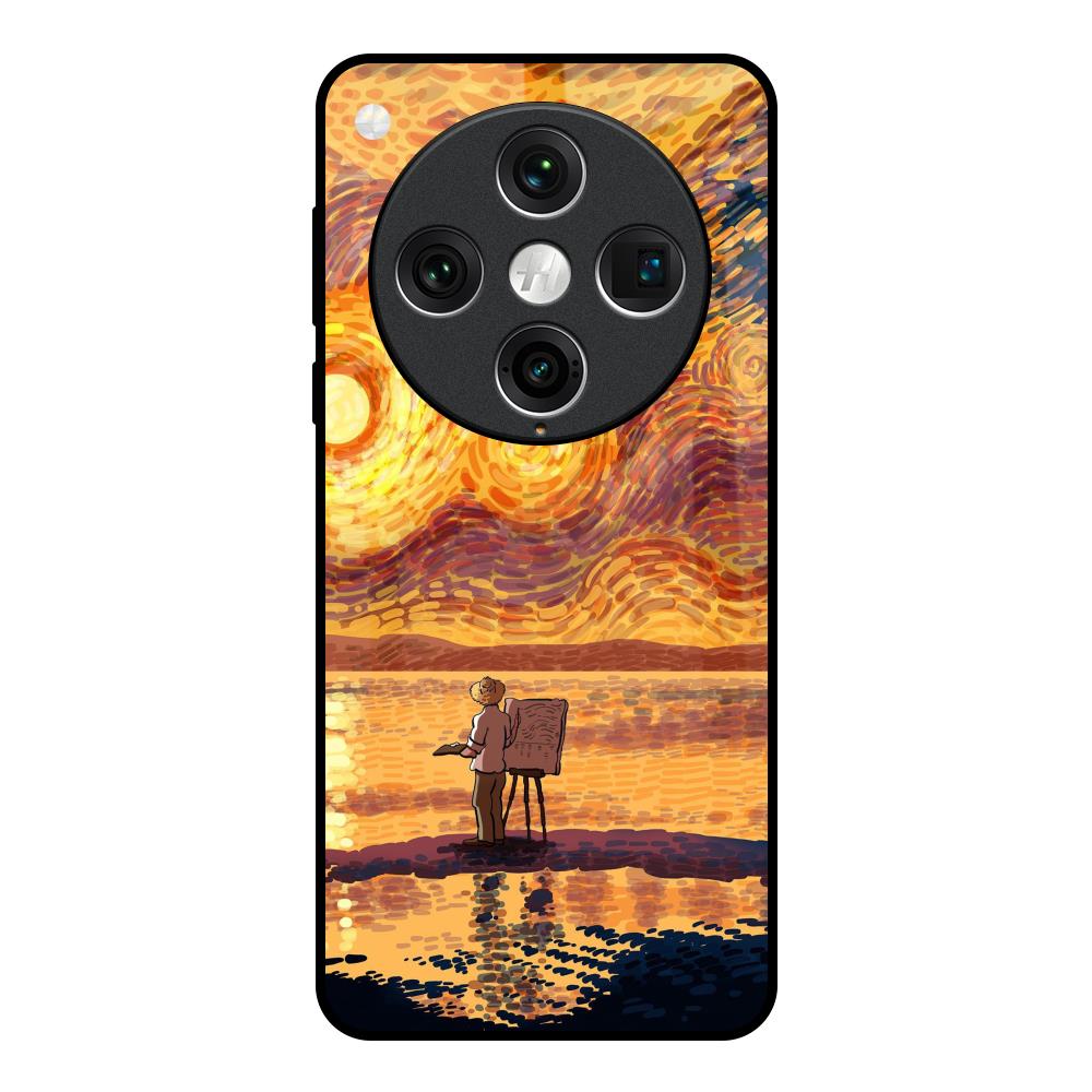 Sunset Vincent Oppo Find x8 Pro Glass Back Cover Online