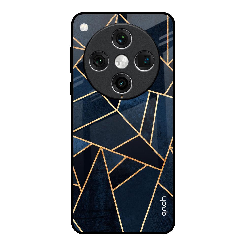 Abstract Tiles Oppo Find x8 Pro Glass Back Cover Online