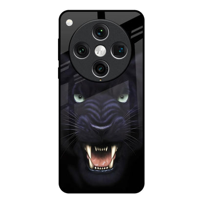 Angry Black Tiger Oppo Find x8 Pro Glass Back Cover Online