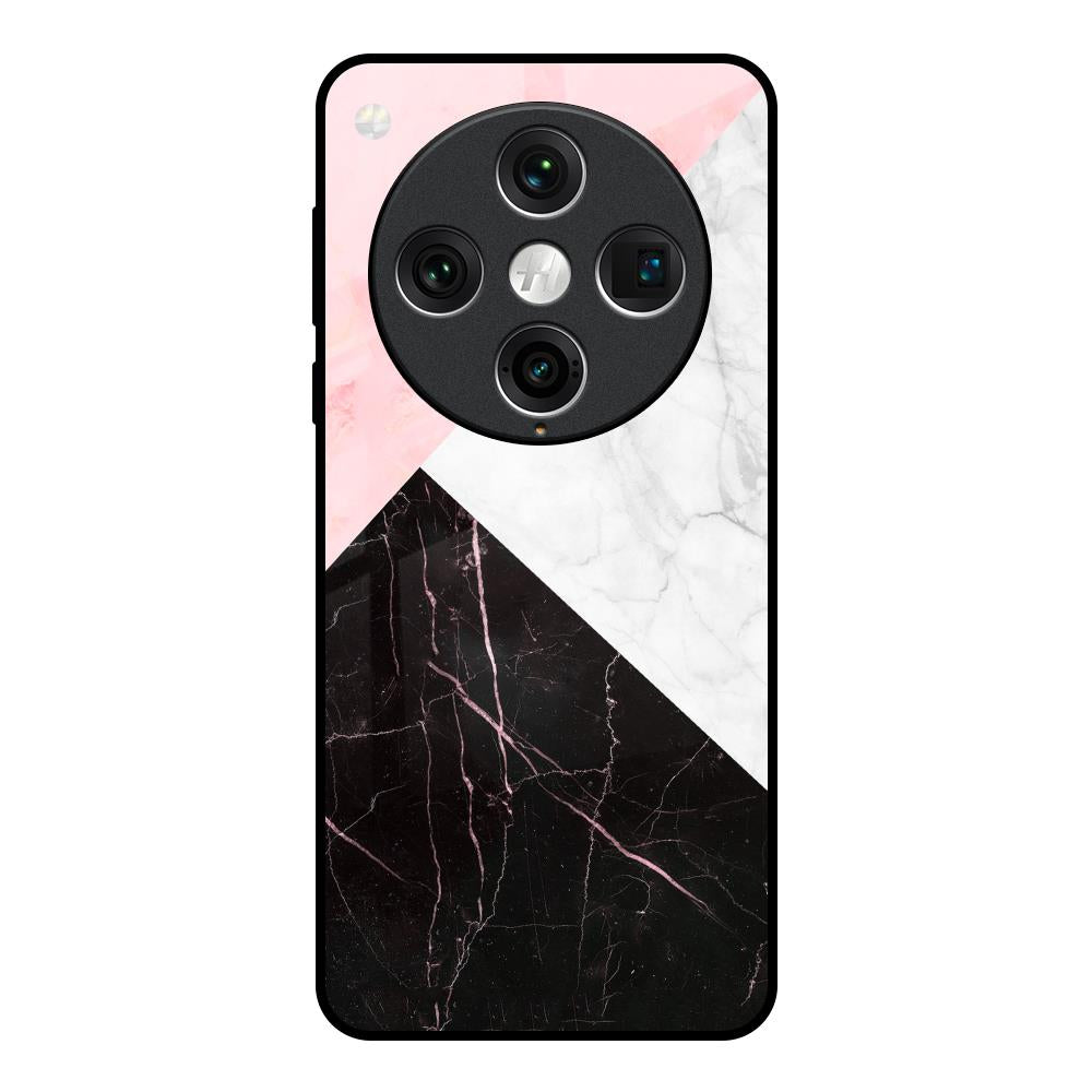 Marble Collage Art Oppo Find x8 Pro Glass Back Cover Online