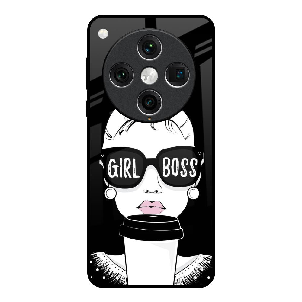 Girl Boss Oppo Find x8 Pro Glass Back Cover Online
