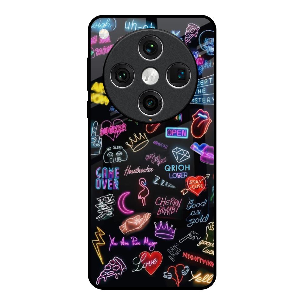 Accept The Mystery Oppo Find x8 Pro Glass Back Cover Online