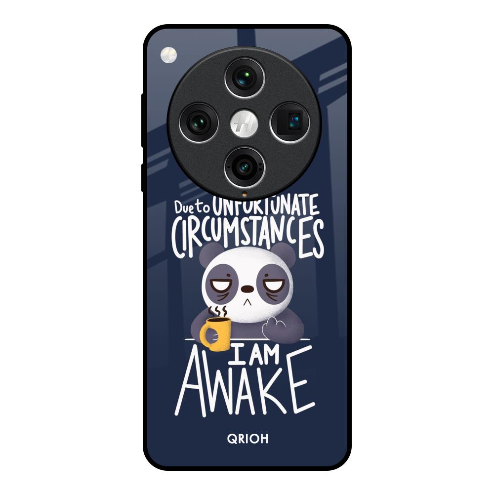 Struggling Panda Oppo Find x8 Pro Glass Back Cover Online