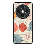 Abstract Faces Oppo Find x8 Pro Glass Back Cover Online