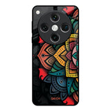 Retro Gorgeous Flower Oppo Find x8 Pro Glass Back Cover Online