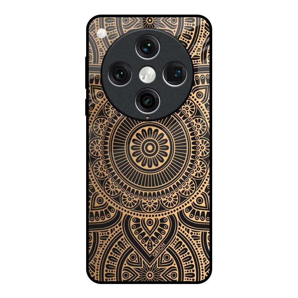 Luxury Mandala Oppo Find x8 Pro Glass Back Cover Online