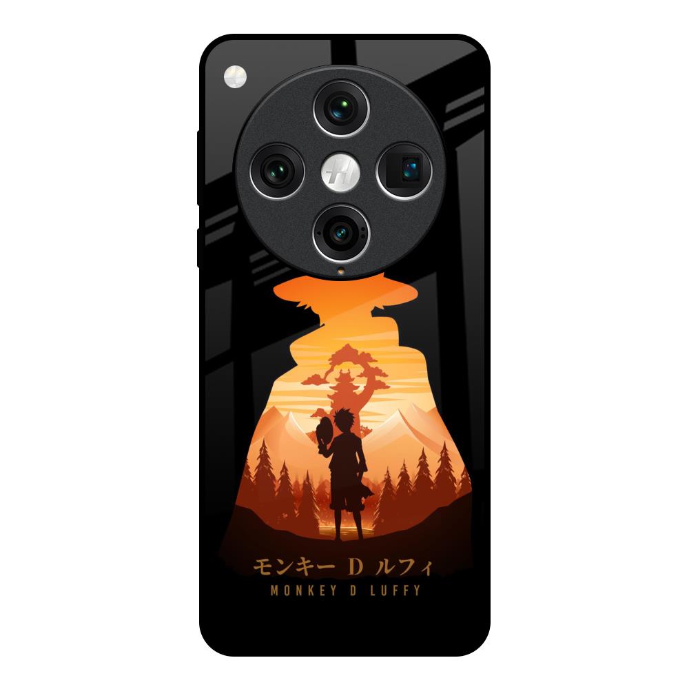 Luffy One Piece Oppo Find x8 Pro Glass Back Cover Online