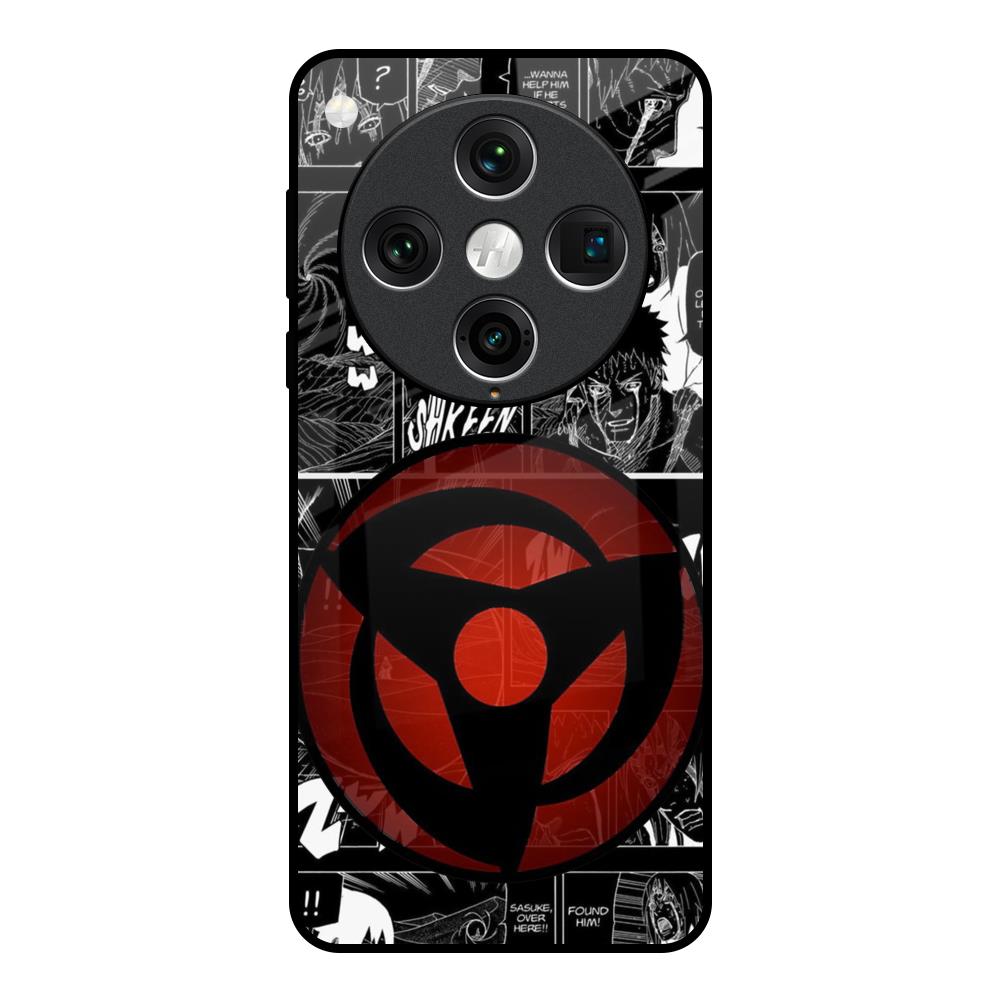 Sharingan Oppo Find x8 Pro Glass Back Cover Online