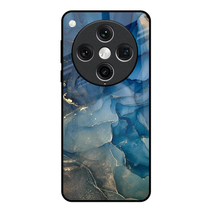 Blue Cool Marble Oppo Find x8 Pro Glass Back Cover Online