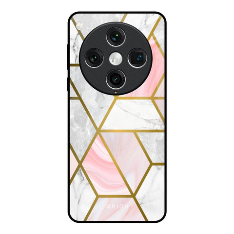 Geometrical Marble Oppo Find x8 Pro Glass Back Cover Online