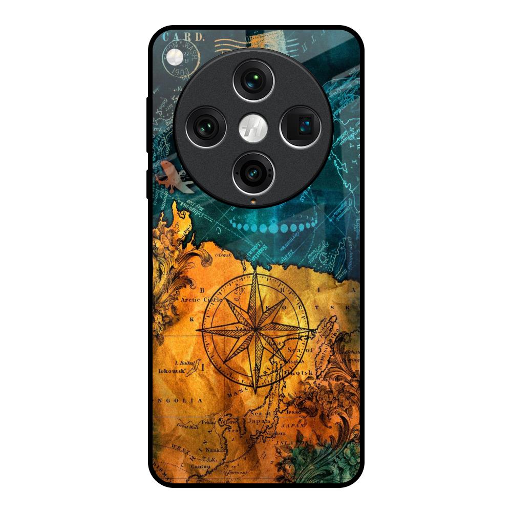 Architecture Map Oppo Find x8 Pro Glass Back Cover Online