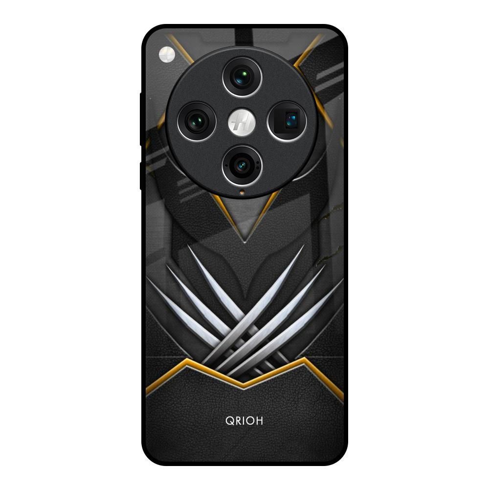 Black Warrior Oppo Find x8 Pro Glass Back Cover Online