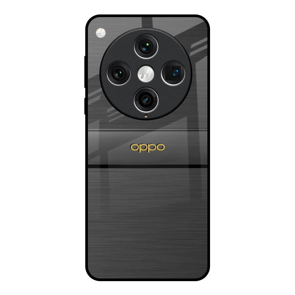 Grey Metallic Glass Oppo Find x8 Pro Glass Back Cover Online
