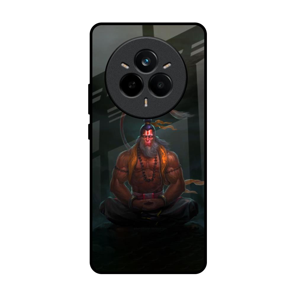 Lord Hanuman Animated Realme 14 Pro 5G Glass Back Cover Online
