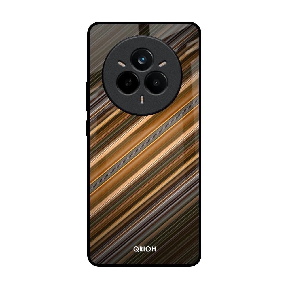 Diagonal Slash Pattern Realme 14 Pro 5G Glass Back Cover Online