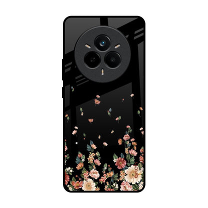 Floating Floral Print Realme 14 Pro 5G Glass Back Cover Online
