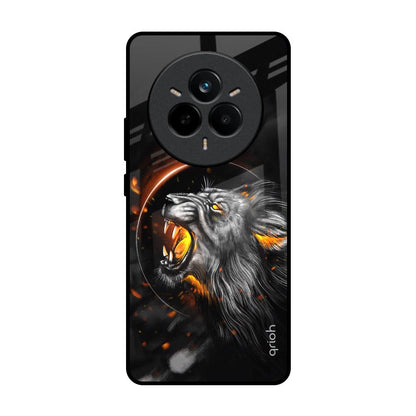 Aggressive Lion Realme 14 Pro 5G Glass Back Cover Online