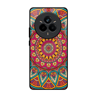 Elegant Mandala Realme 14 Pro 5G Glass Back Cover Online