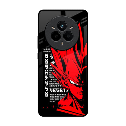 Red Vegeta Realme 14 Pro 5G Glass Back Cover Online