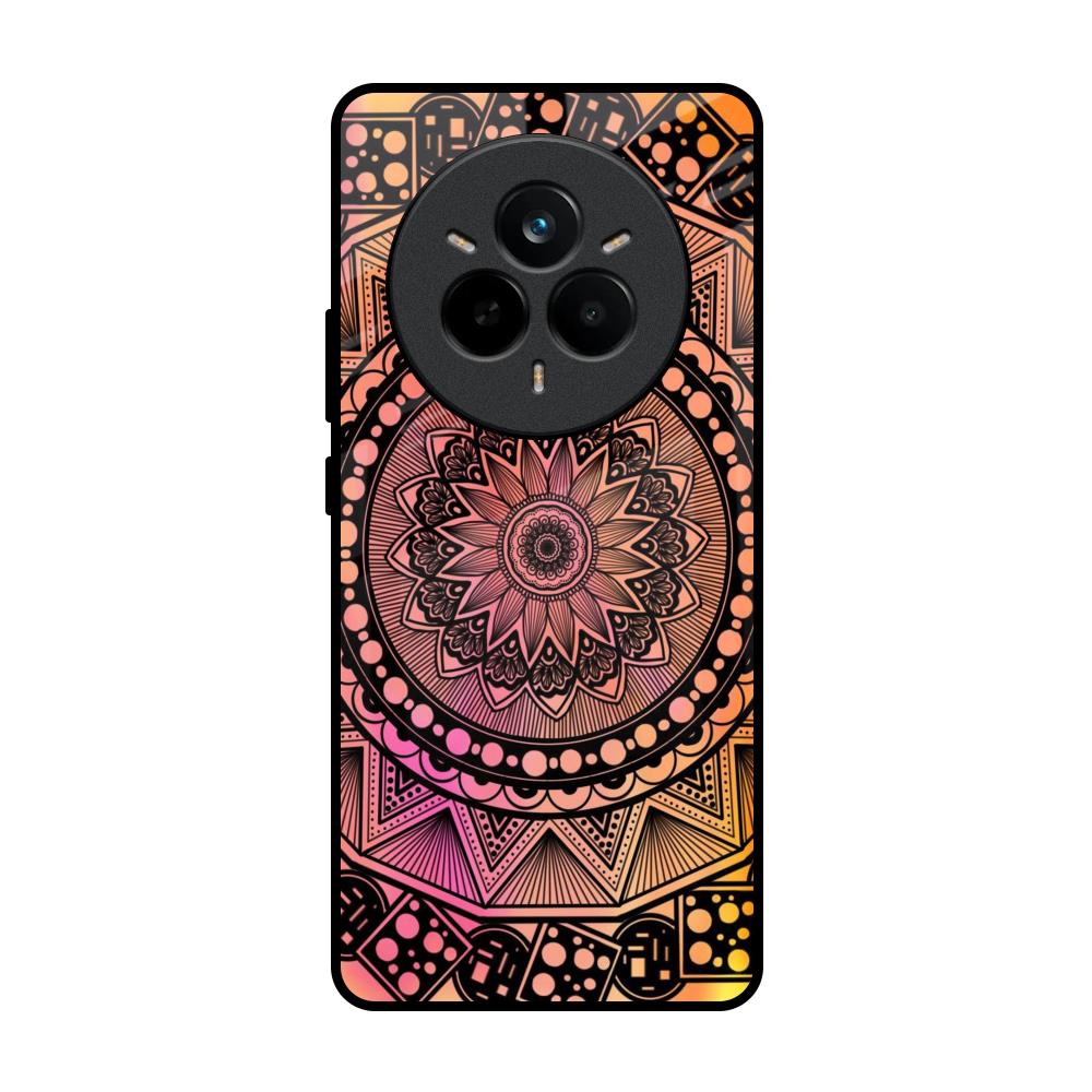 Floral Mandala Realme 14 Pro 5G Glass Back Cover Online