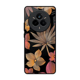 Lines Pattern Flowers Realme 14 Pro 5G Glass Back Cover Online