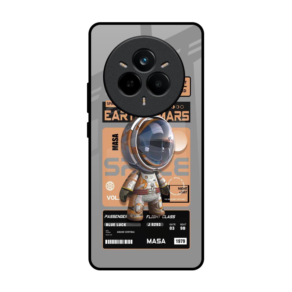 Space Ticket Realme 14 Pro 5G Glass Back Cover Online