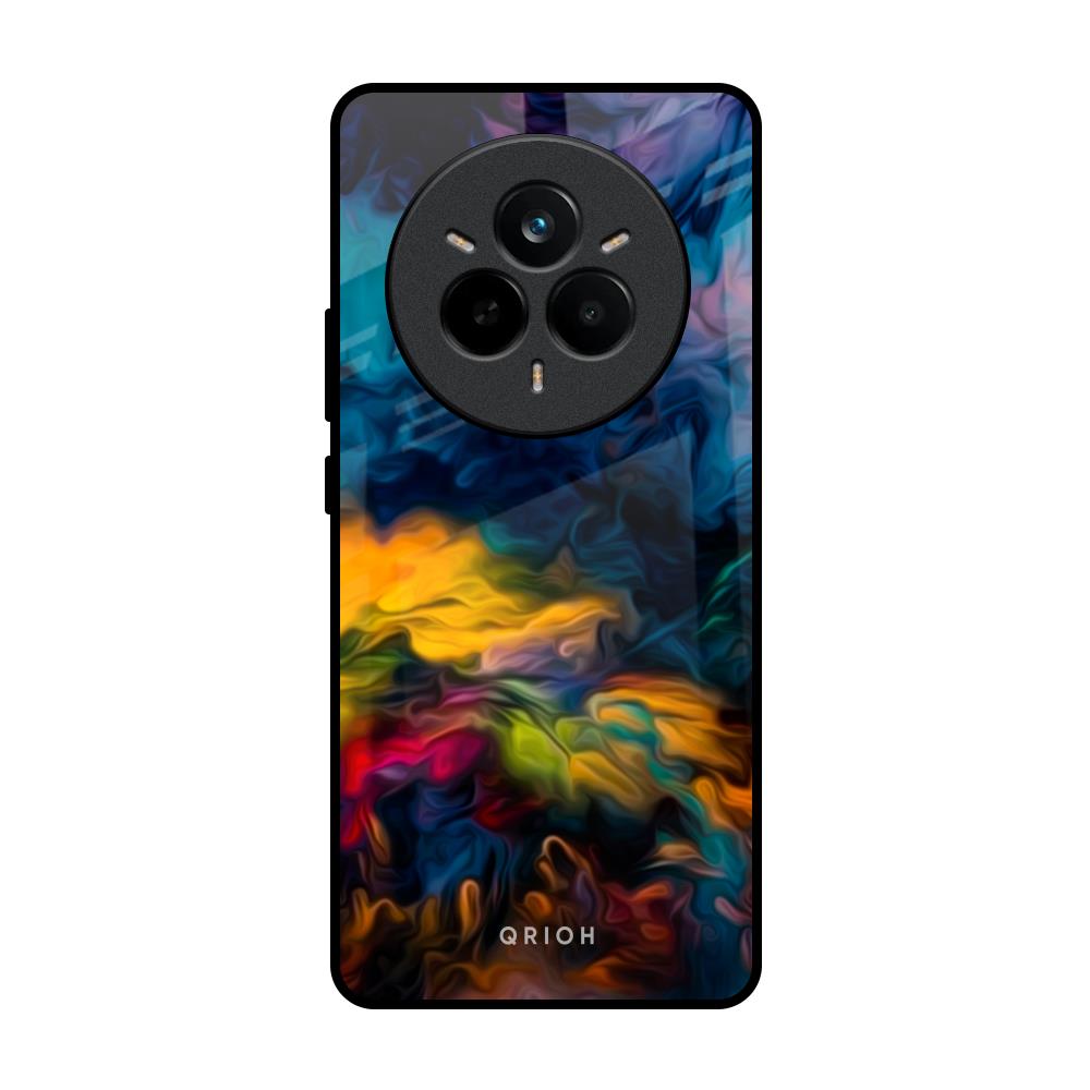 Multicolor Oil Painting Realme 14 Pro 5G Glass Back Cover Online