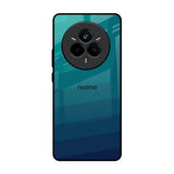 Green Triangle Pattern Realme 14 Pro 5G Glass Back Cover Online