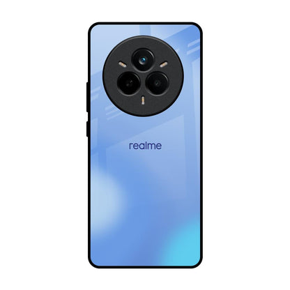 Vibrant Blue Texture Realme 14 Pro 5G Glass Back Cover Online