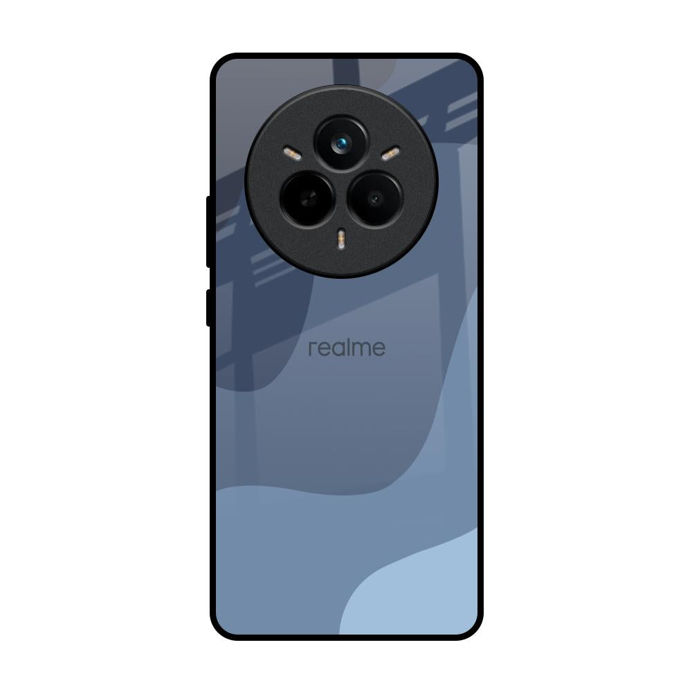 Navy Blue Ombre Realme 14 Pro 5G Glass Back Cover Online