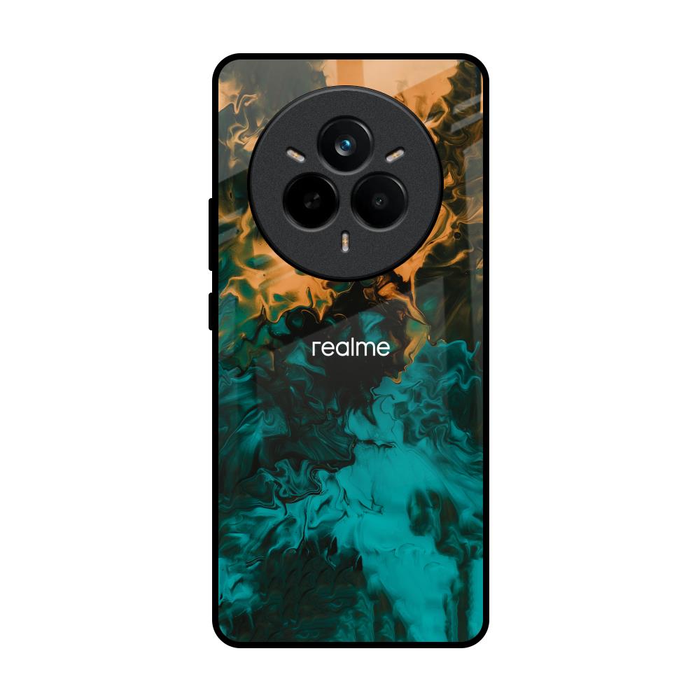 Watercolor Wave Realme 14 Pro 5G Glass Back Cover Online