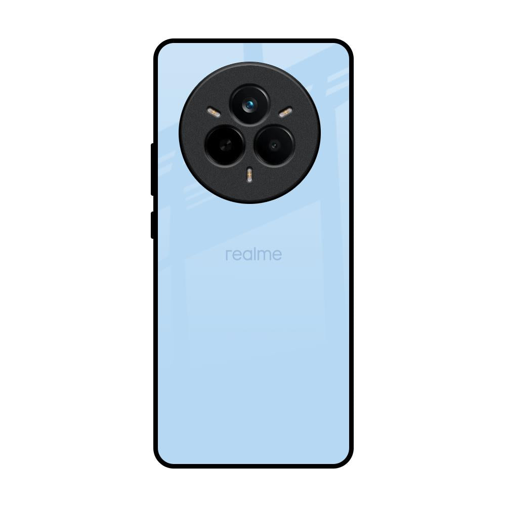 Pastel Sky Blue Realme 14 Pro 5G Glass Back Cover Online