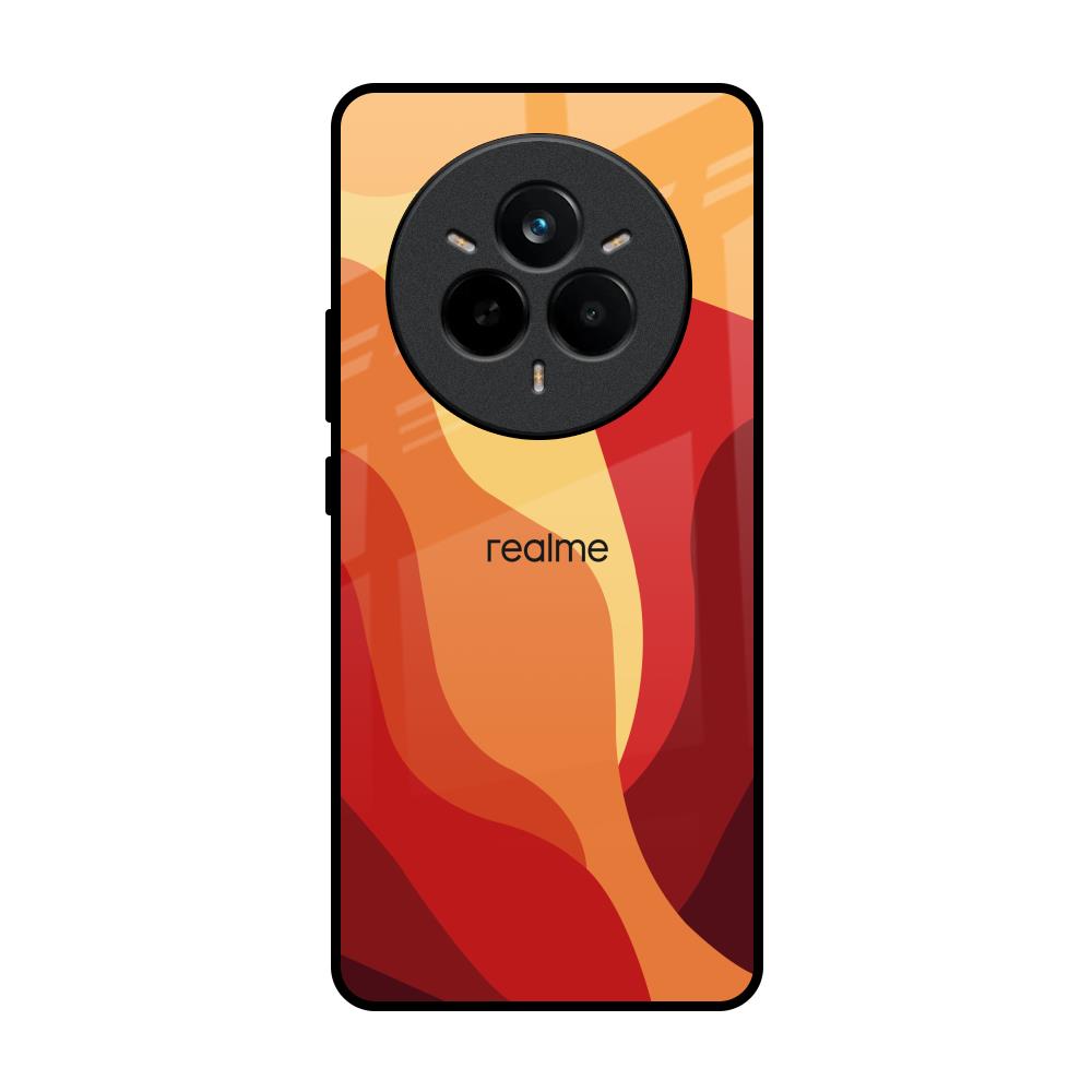 Magma Color Pattern Realme 14 Pro 5G Glass Back Cover Online