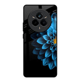 Half Blue Flower Realme 14 Pro Plus 5G Glass Back Cover Online