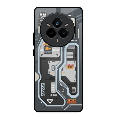 Retro Futuristic Realme 14 Pro Plus 5G Glass Back Cover Online