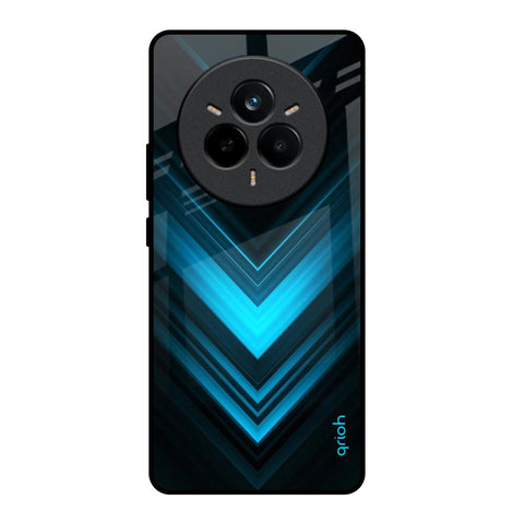 Vertical Blue Arrow Realme 14 Pro Plus 5G Glass Back Cover Online