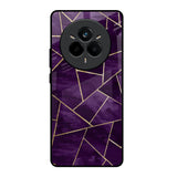 Geometric Purple Realme 14 Pro Plus 5G Glass Back Cover Online