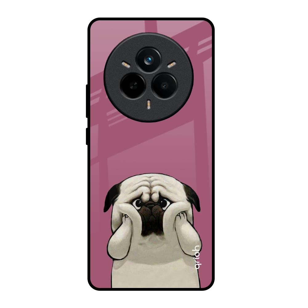 Funny Pug Face Realme 14 Pro Plus 5G Glass Back Cover Online