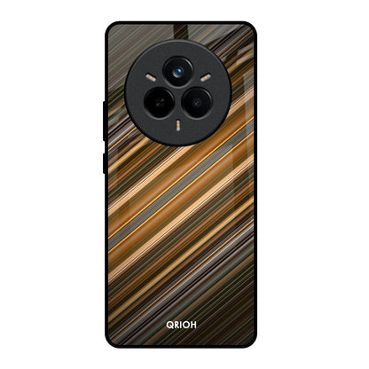 Diagonal Slash Pattern Realme 14 Pro Plus 5G Glass Back Cover Online