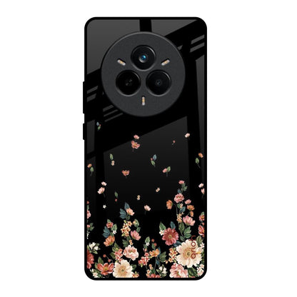 Floating Floral Print Realme 14 Pro Plus 5G Glass Back Cover Online